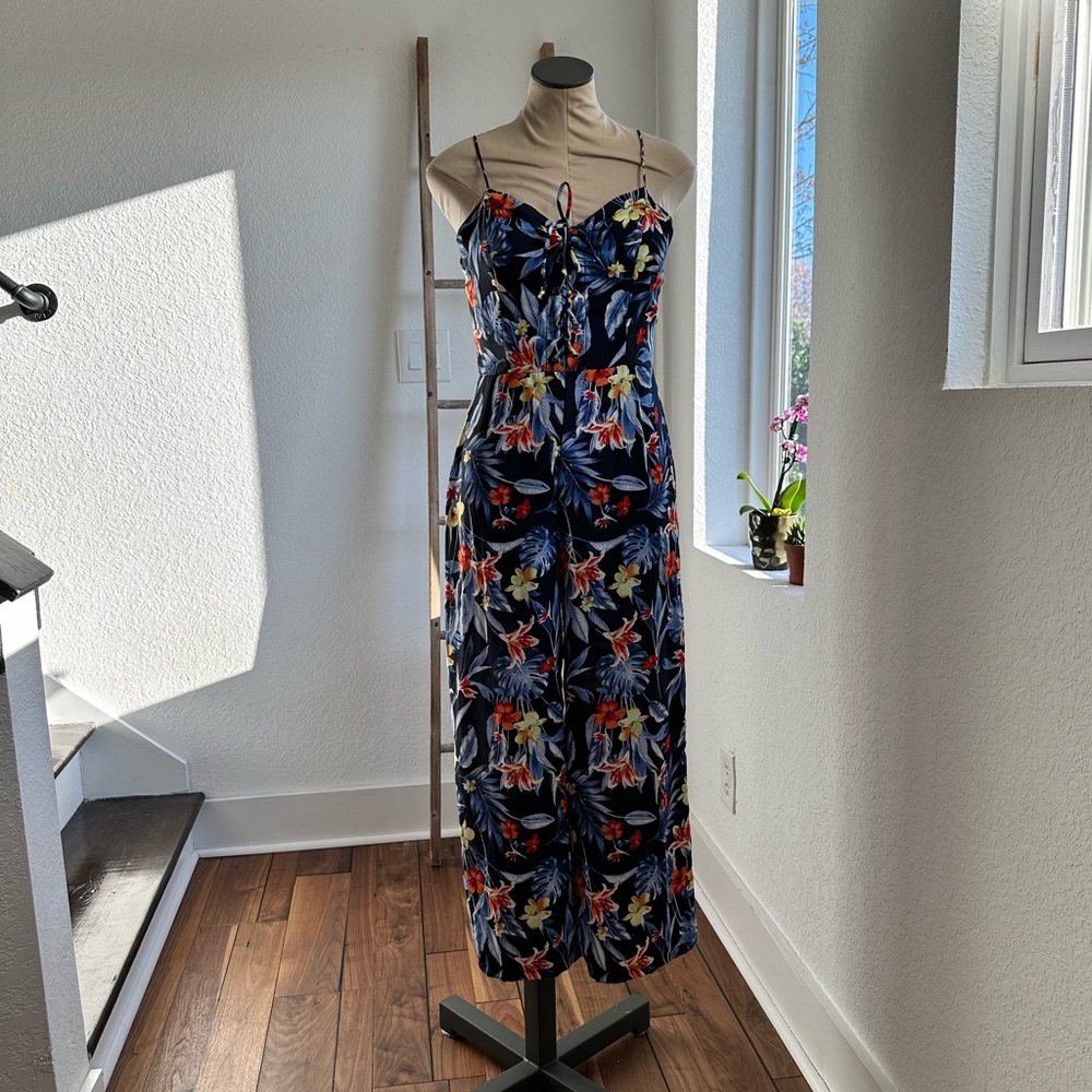 Gypsies & Moondust Tropical Wide Leg Jumper sz: Med